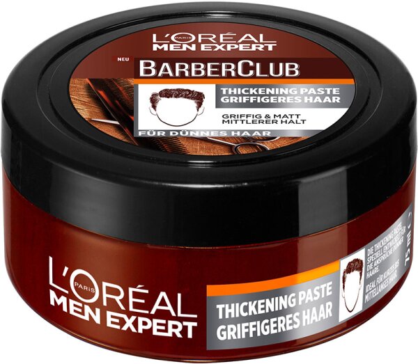L'Oréal Paris Men Expert Barber Club Thickening Paste Griffigeres Haar Haarpaste