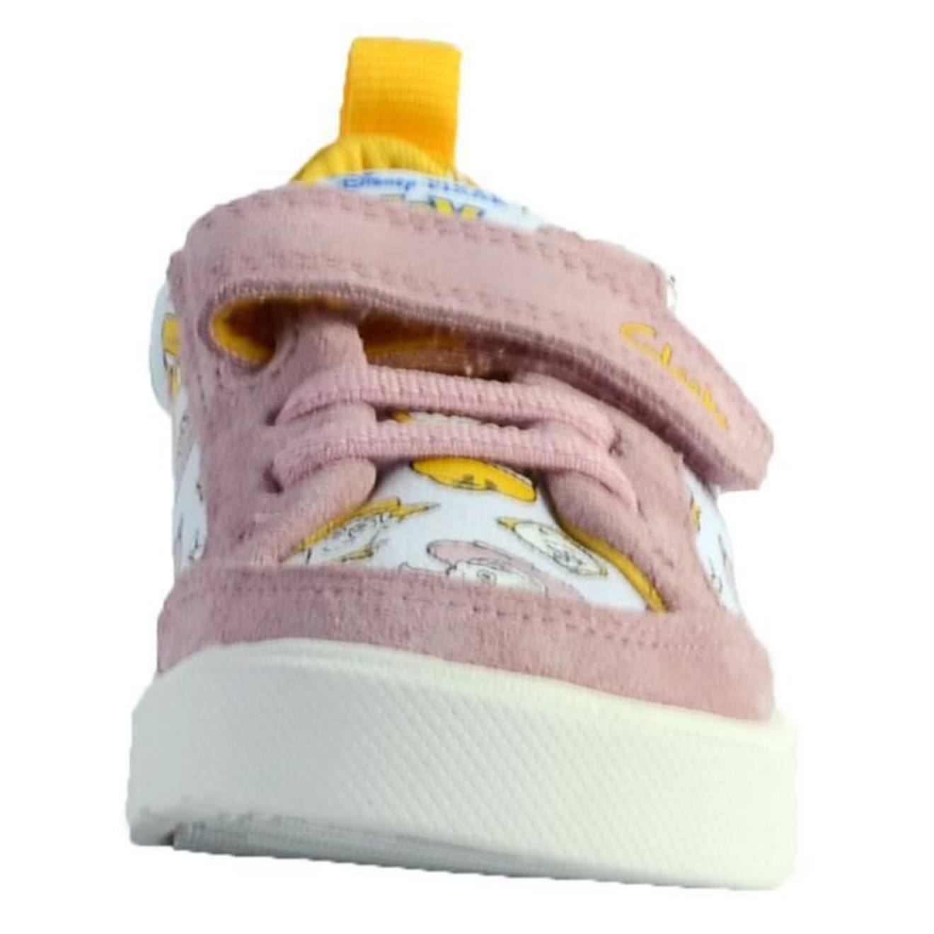 Basket Cuir Clarks Bebe City Howdy T rose