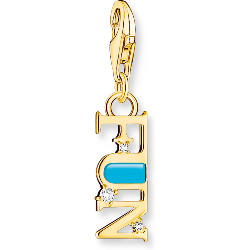 Thomas Sabo Charm 925 Argent, Émail Pendentif