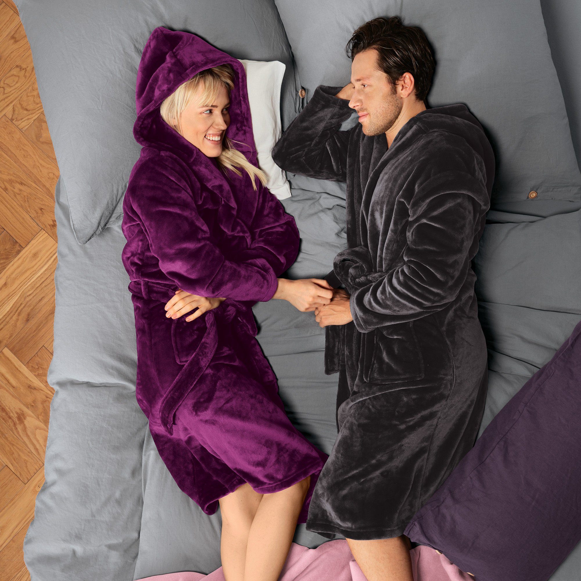 REDBEST Bademantel Unisex-Bademantel 
