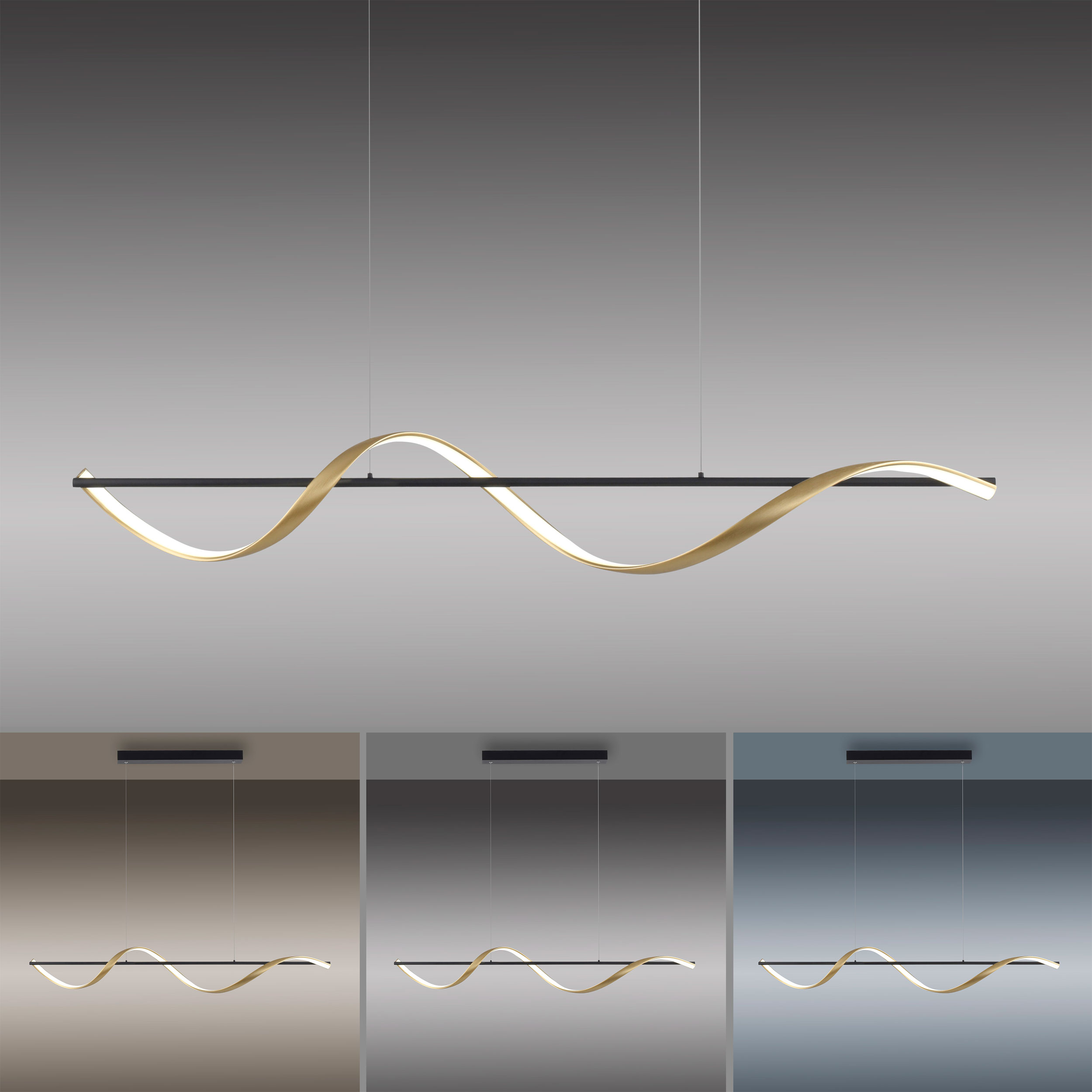 QLED-Pendelleuchte 1flg