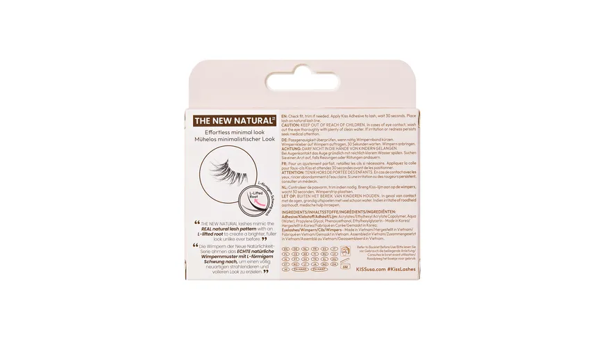 KISS The New Natural Half NNH01C - schwarz