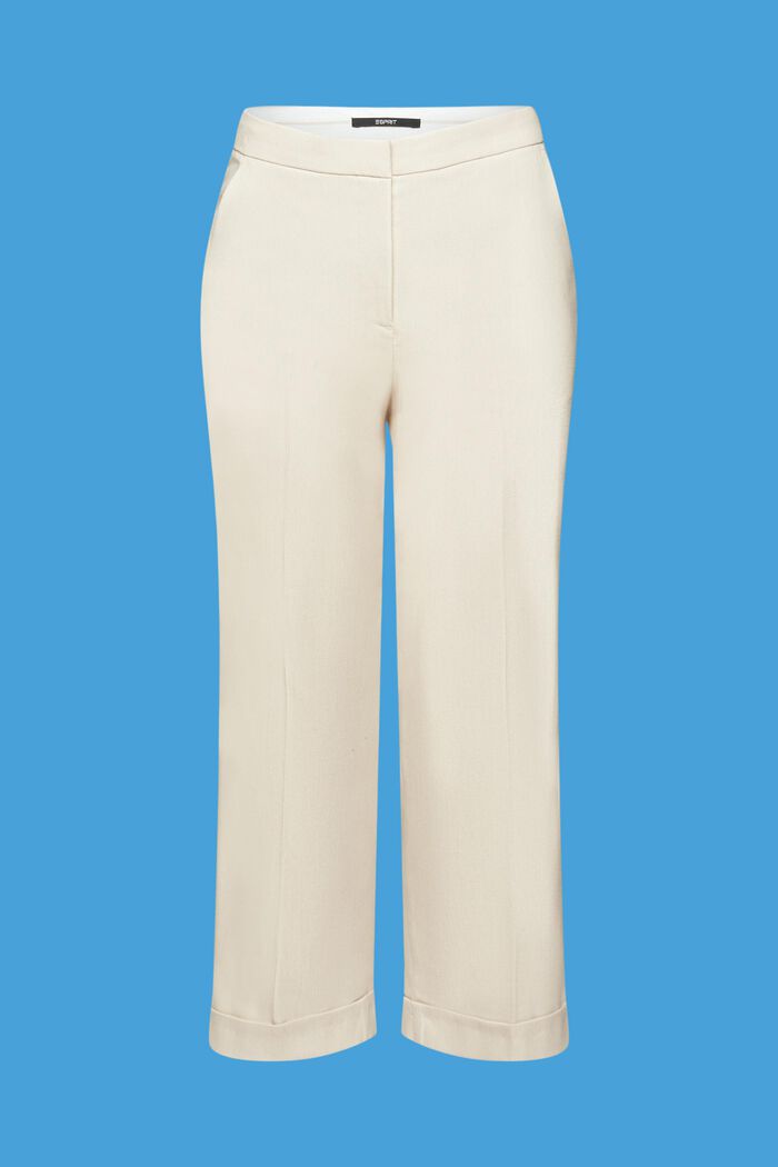 Elegante Cropped-Hose mit hohem Bund