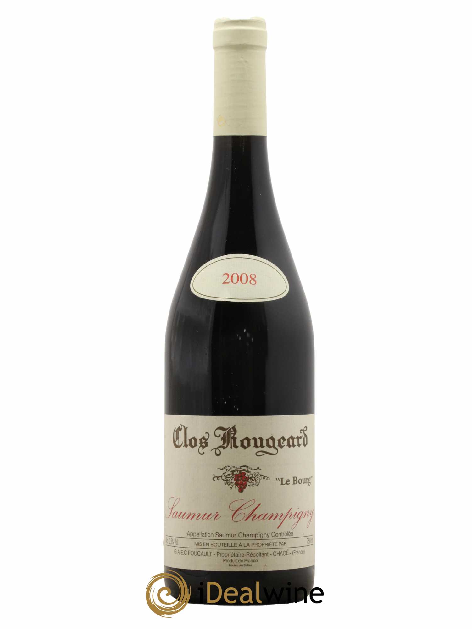 Saumur-Champigny Le Bourg Clos Rougeard  2008 - Lot de 1 Bouteille