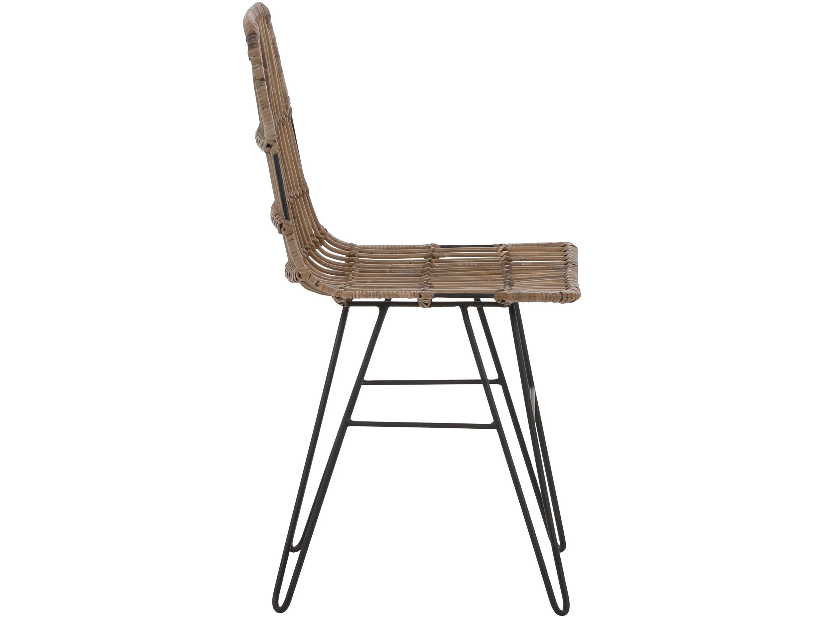 loft24 Rattanstuhl Felicia (2er-Set, 2 St), Esszimmerstühle, SItzhöhe 48 cm