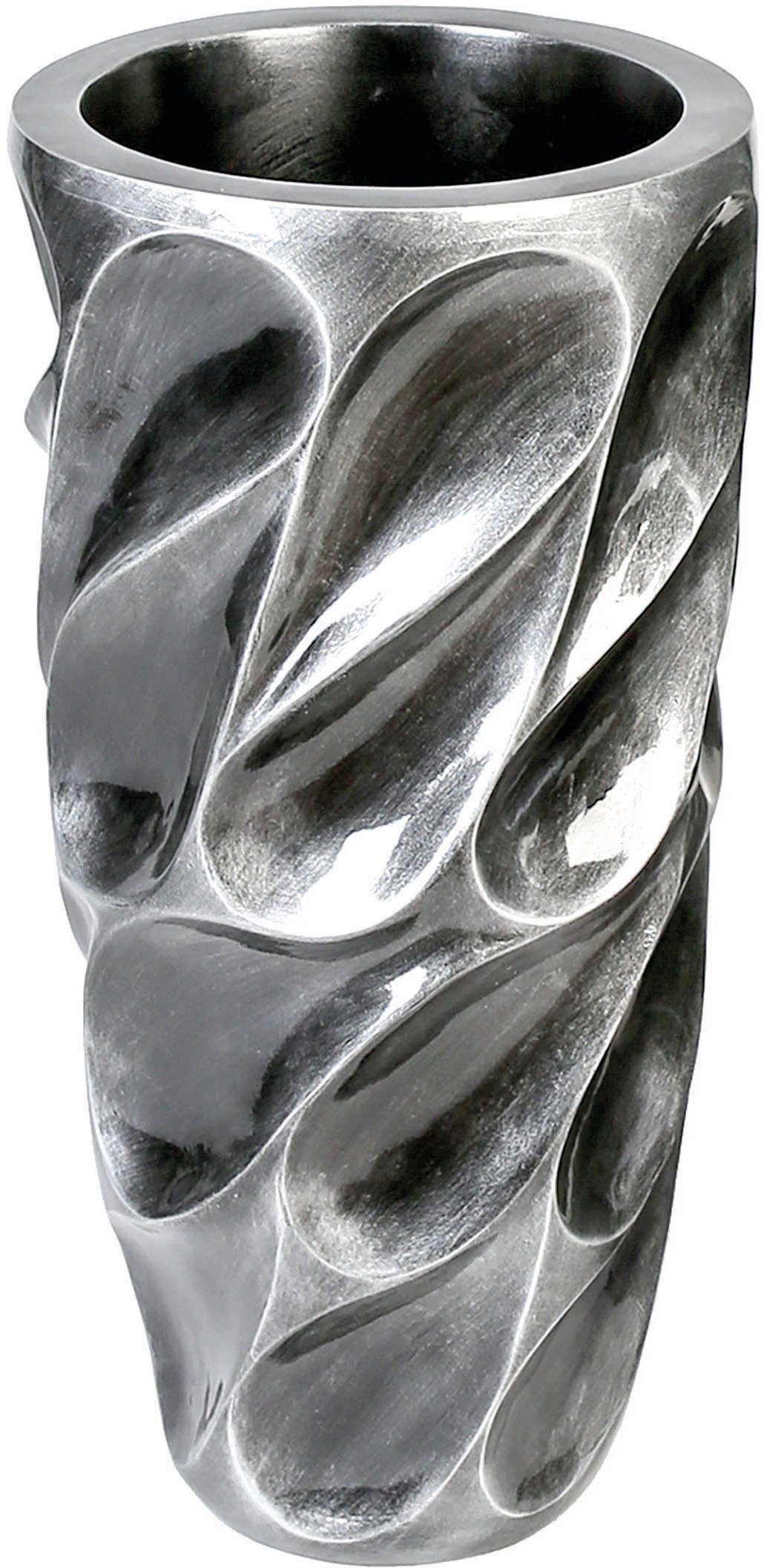 Casablanca by Gilde Übertopf Drop, antik silber (1 St), silberfarben