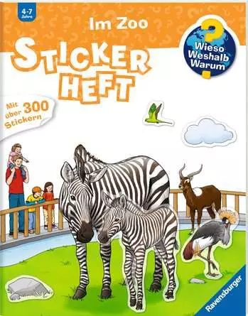 Ravensburger Wieso? Weshalb? Warum? Stickerheft: Im Zoo