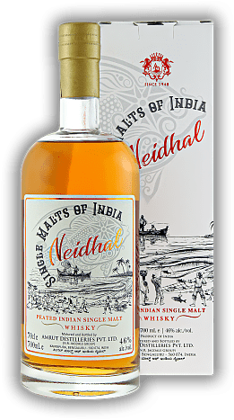 Amrut Neidhal Peated Indian Single Malt Whisky 46% Amrut Neidhal Peated Indian Single Malt Whisky 46%  0,7	 Liter - Vol 46%