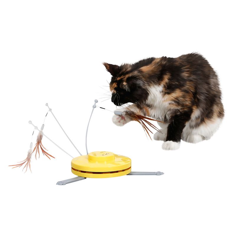 Kerbl Katzenspielzeug 2-in-1 Catch the TailFeather