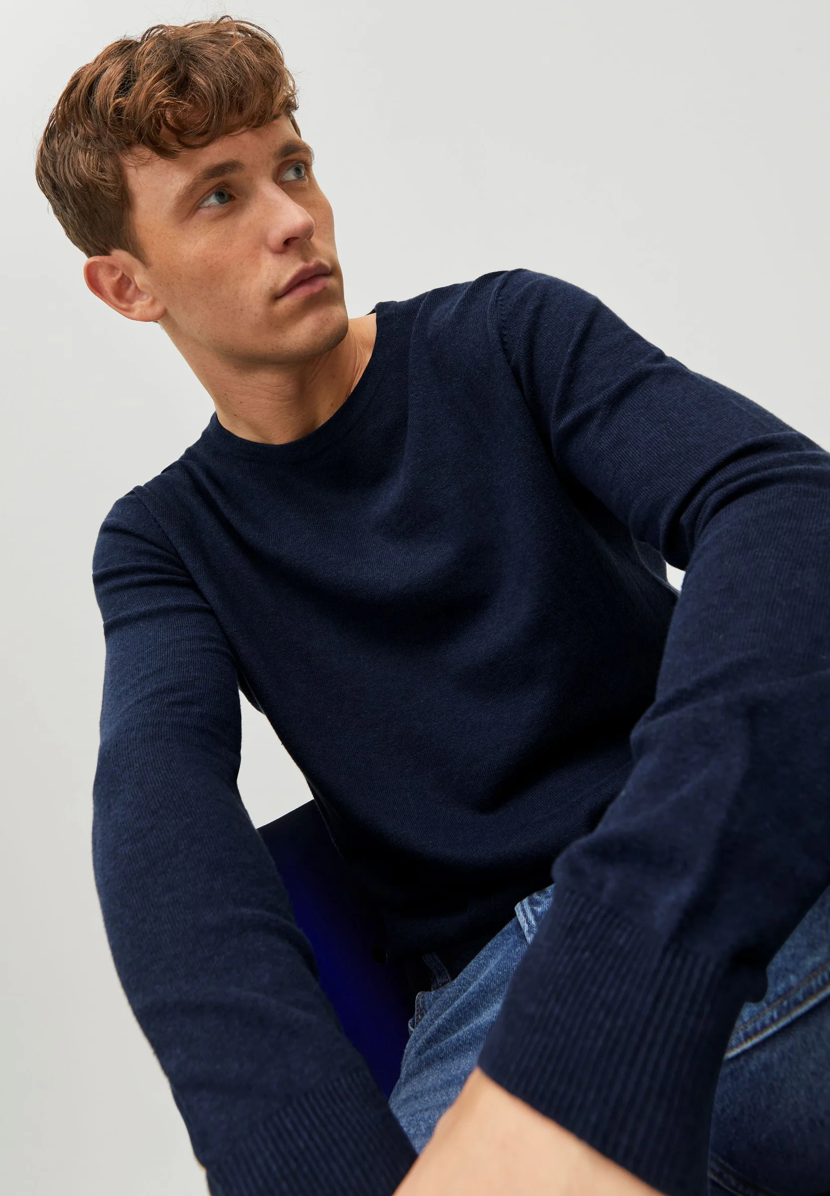 Jack & Jones JJEEMIL CUELLO REDONDO - Suéter