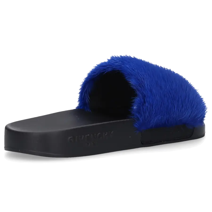 Givenchy - Pantoletten PARIS Kautschuk Nerz - blau