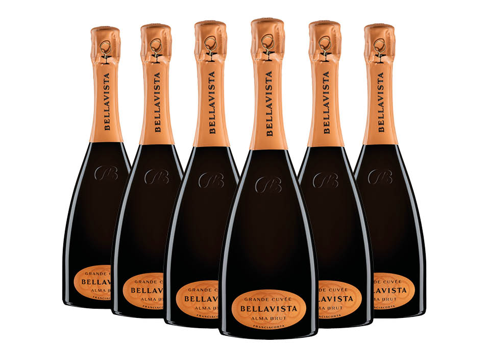 Franciacorta Brut DOCG Grande Cuvée Alma Bellavista 6 bouteilles de 0,75 ℓ