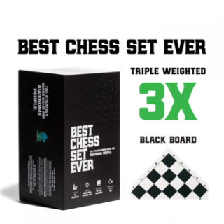 Best Chess Set Ever (Black Board + Green Board) (EN)