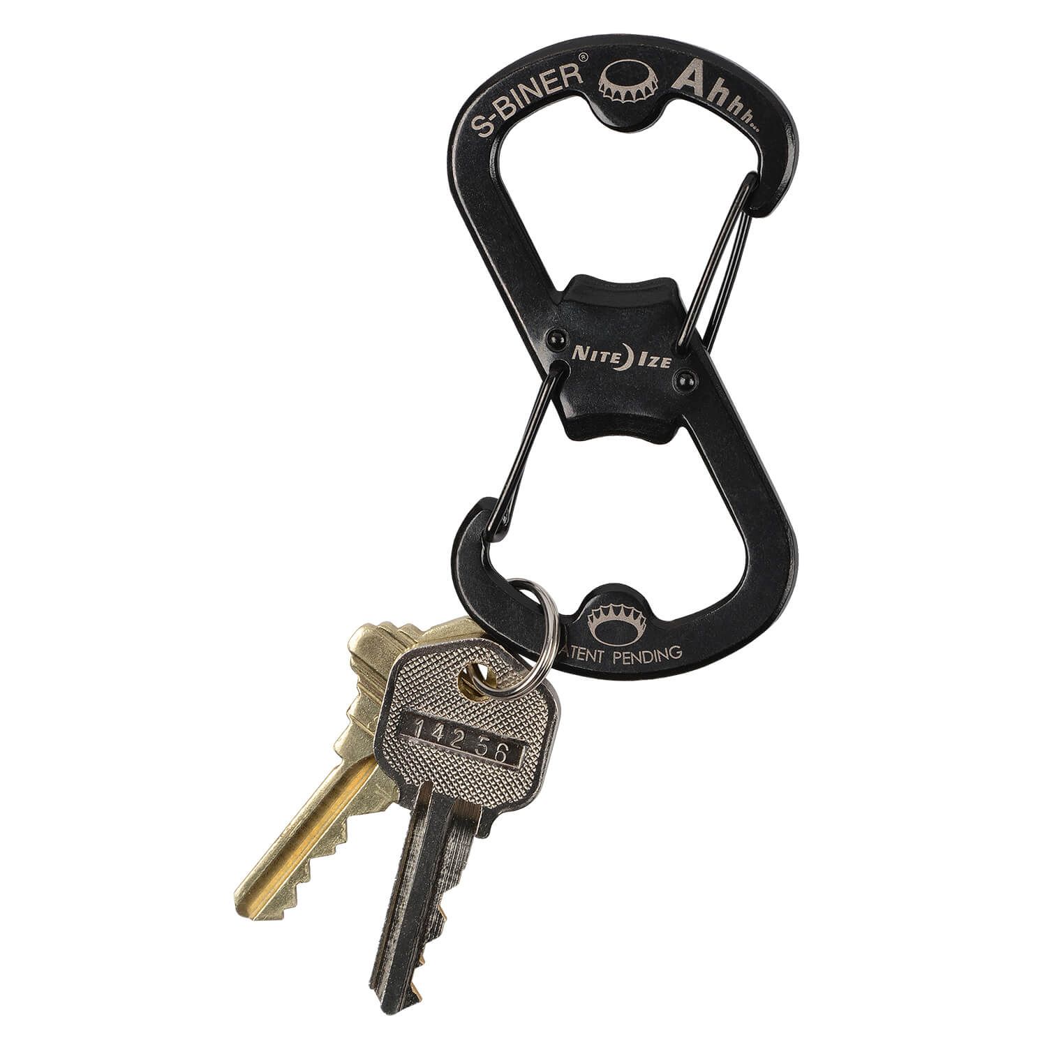 Stainless Bottle Opener S-Biner Karabiner