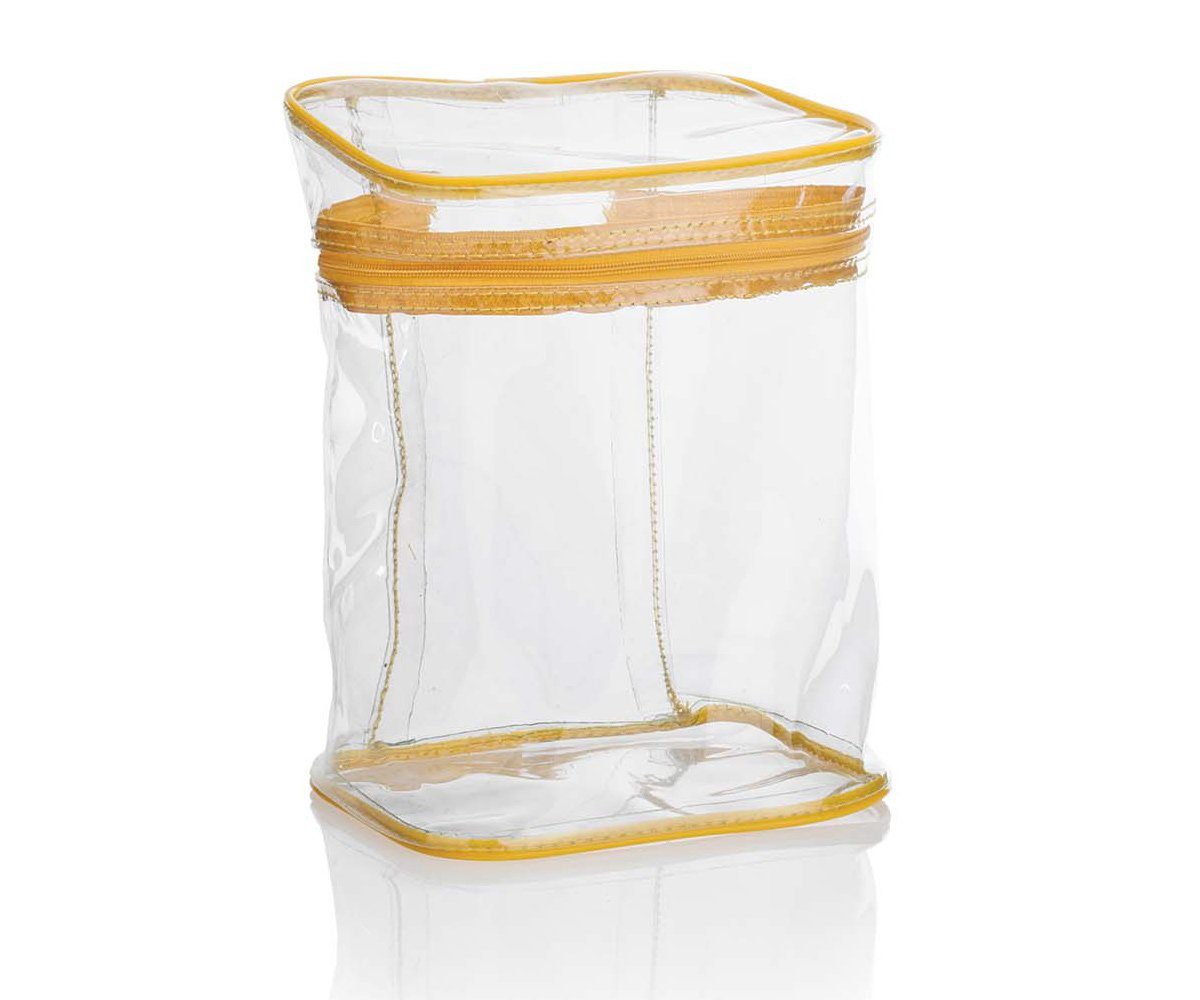 Kosmetex Kosmetikkoffer 17x10x21 cm Kulturbeutel, Transparent