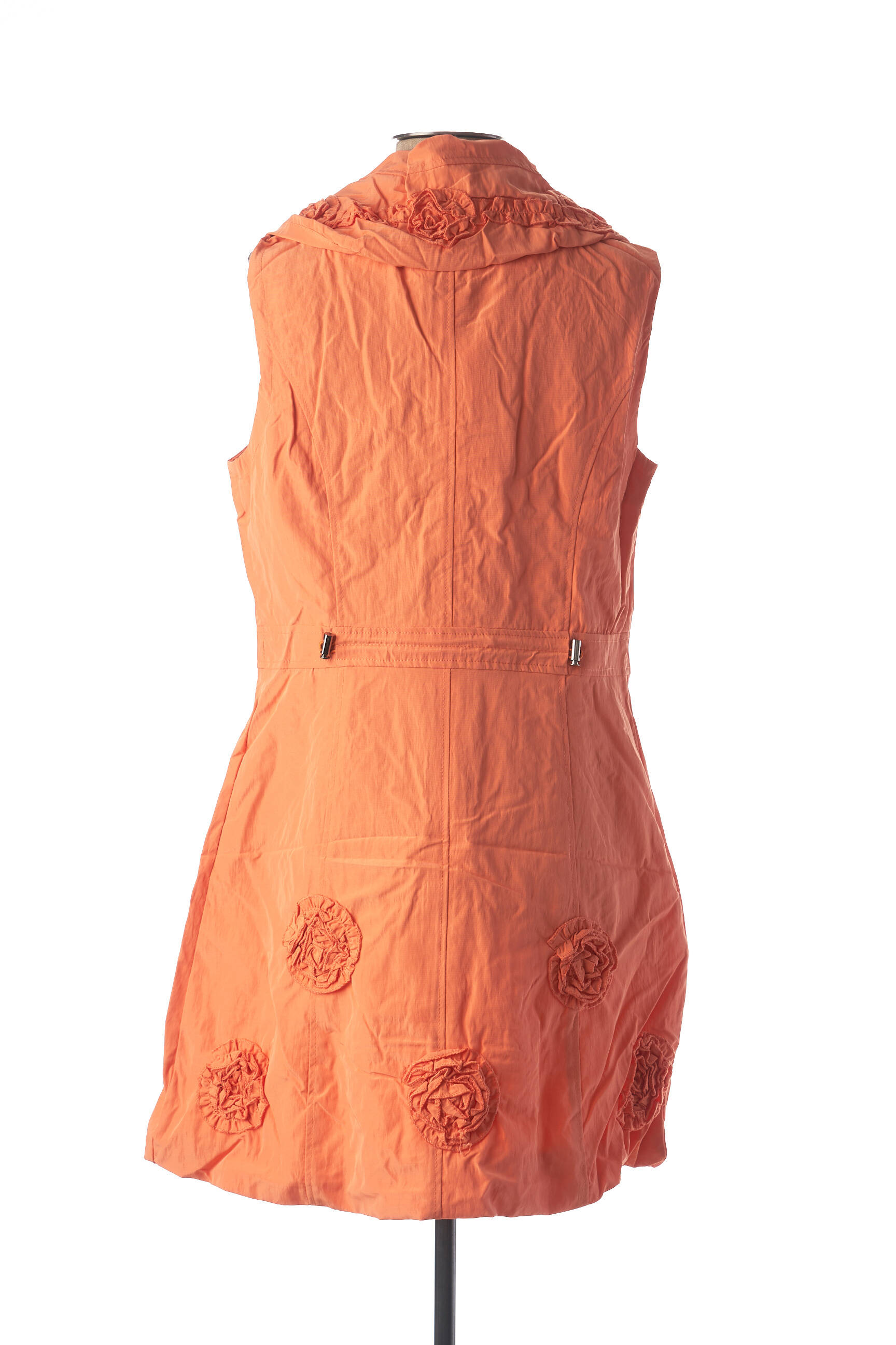 Glamz Tuniquesansmanche Femme couleur orange