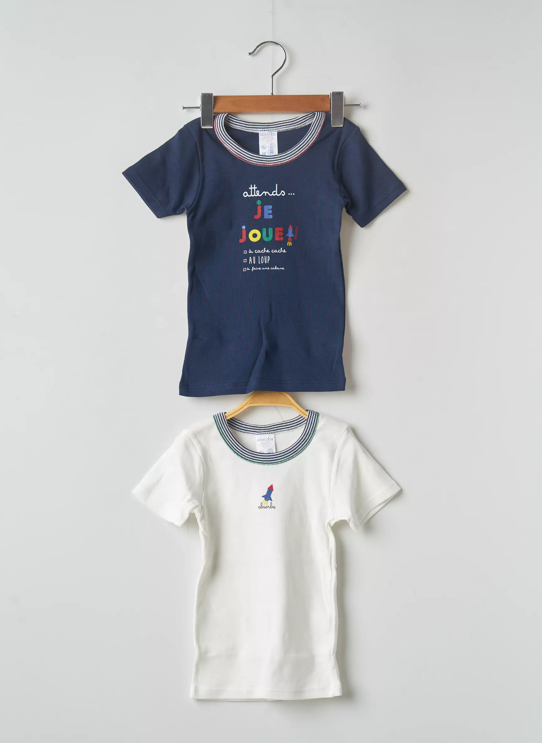 Absorba Tshirts Garcon couleur bleu
