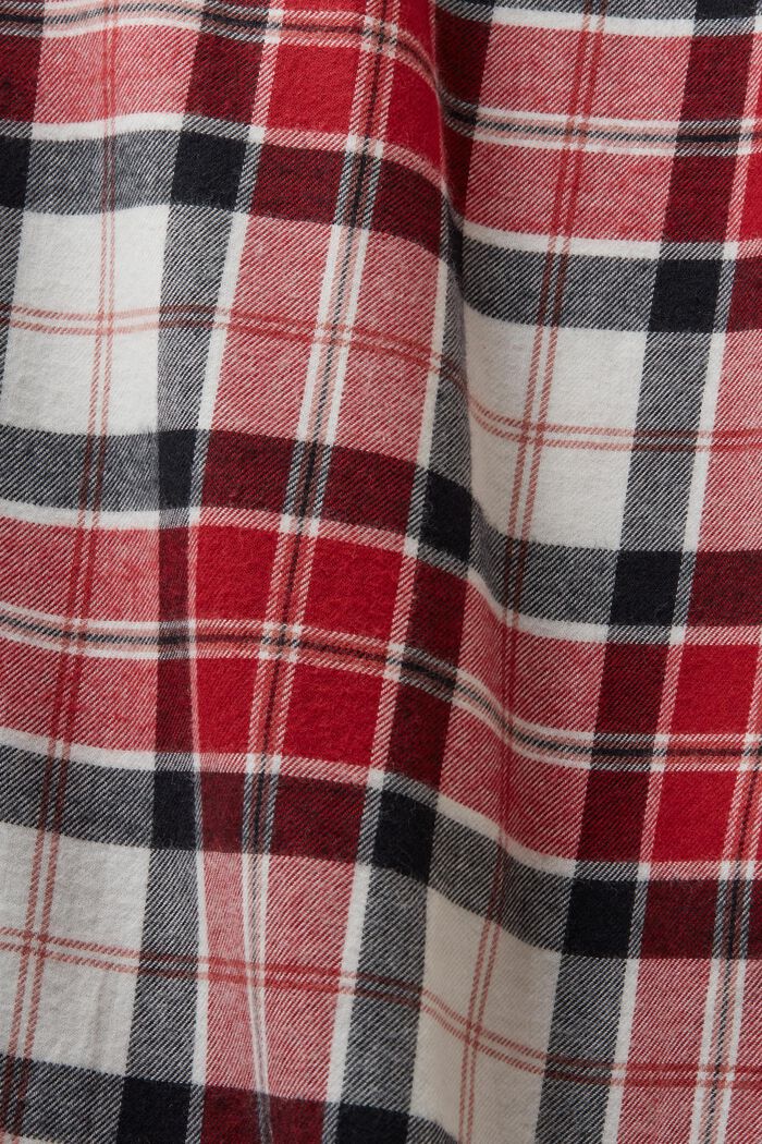 Karo-Nachthemd aus Flanell