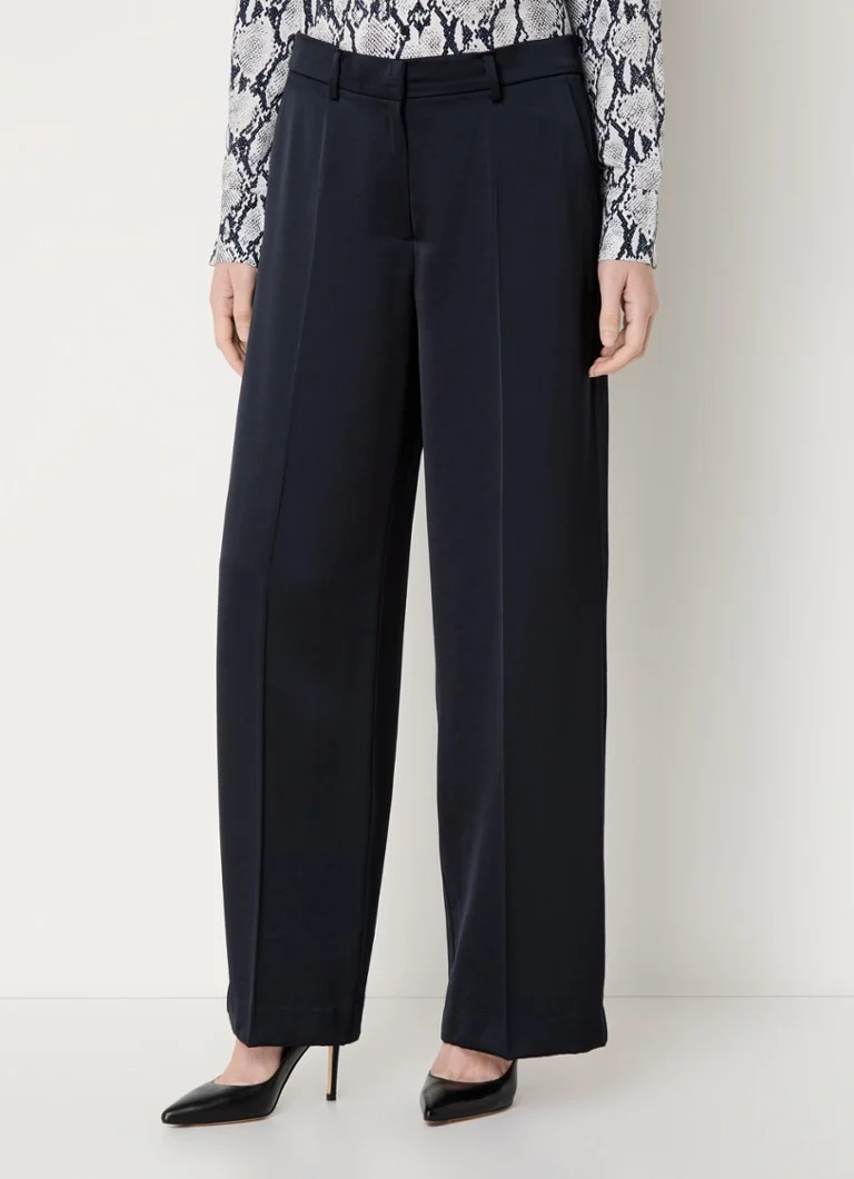 Pantalon Gerry Weber taille haute coupe ample avec poches latérales