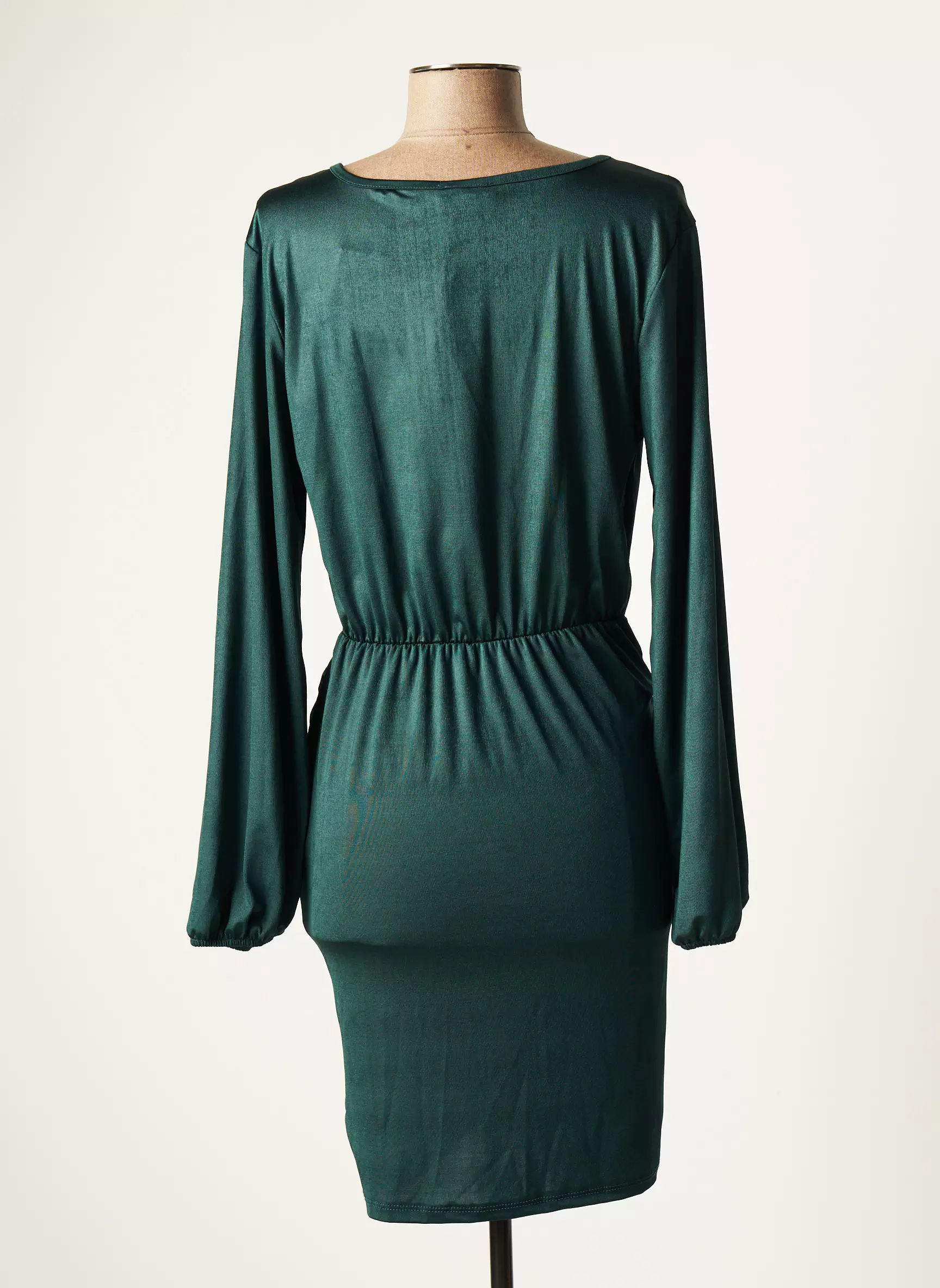 Senes Robes Courtes Femme couleur vert