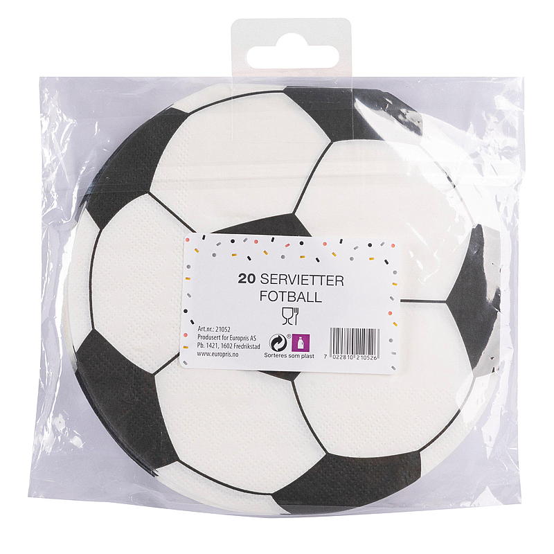 Giform Servietter 20-pk 33x33 cm fotball