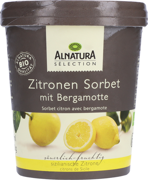 Alnatura Bio Zitronen Sorbet vegan