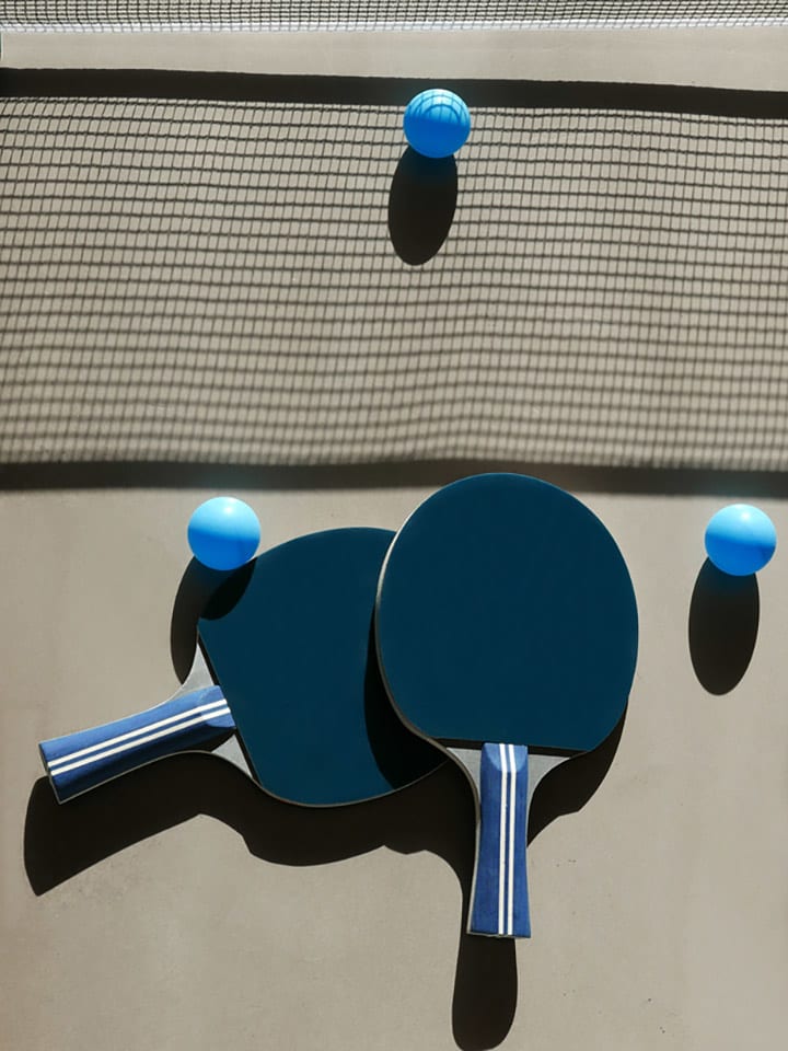 Printworks 3 tlg. Tischtennis-Set in Dunkelblau günstig kaufen onesize