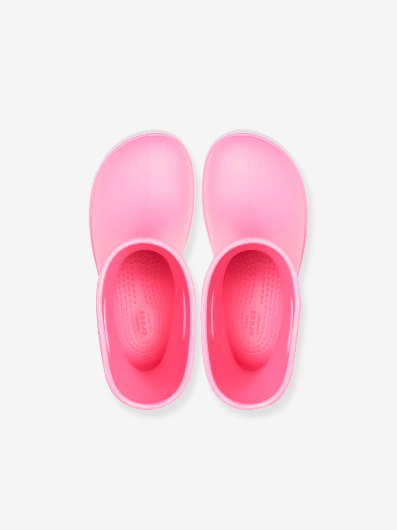 Bottes de pluie enfant Crocband Rain Boot K CROCS(TM) pink lemonade / lavender