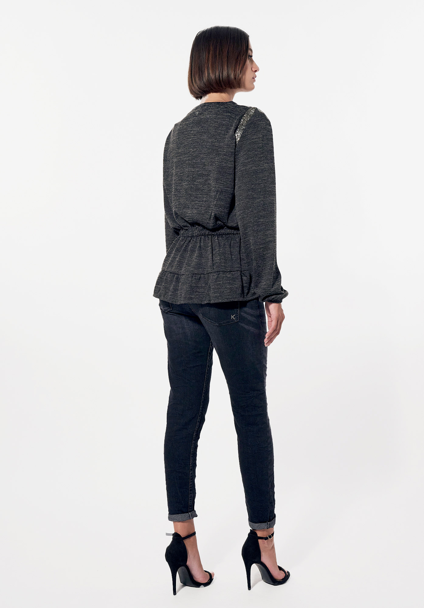 DEMMA  Pull gris Femme