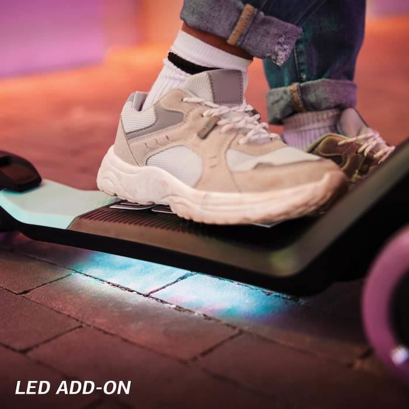 BERG Nexo trottinette lumières pont LED Vert citron vert