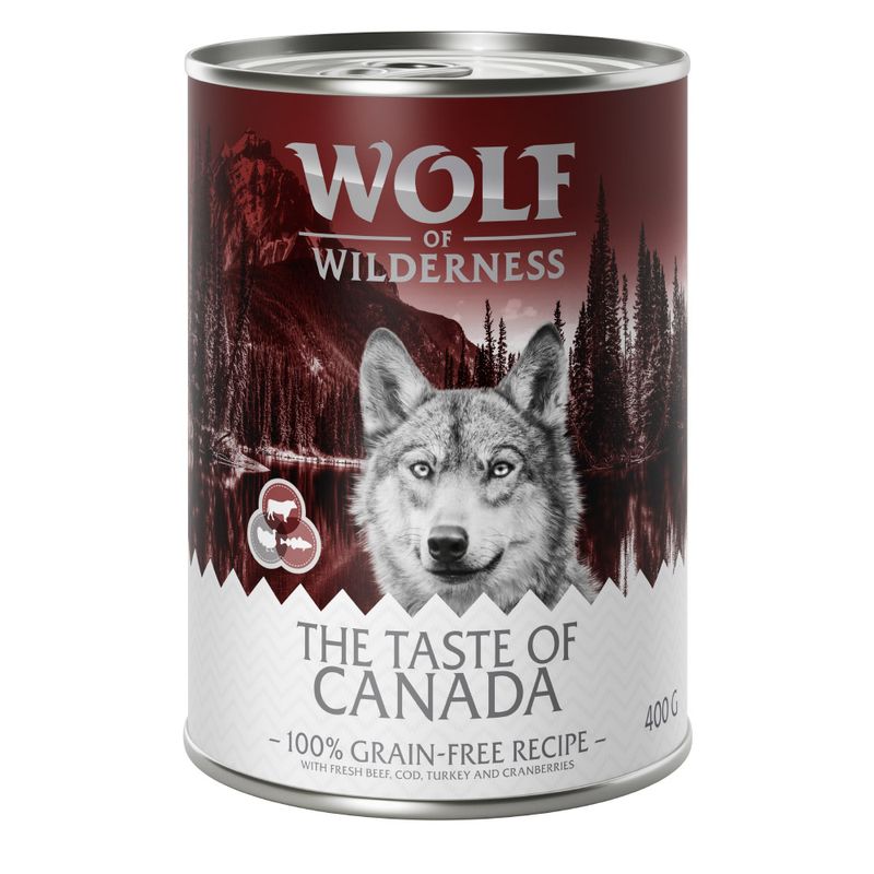 Sparpaket Wolf of Wilderness 'The Taste Of' 24 x 400 g