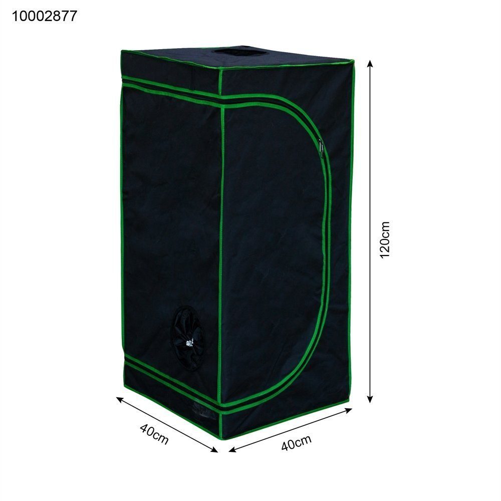 Melko Gewächshaus Gewächshaus Growbox Pflanzenzelt Zuchtzelt für Indoor & Outdoor in Grün Schwarz Growroom Zuchtschrank Darkroom Grow Tent Frühbeet Zimmergewächshaus Growschrank, Stück, 99,9 % lichtundurchlässig