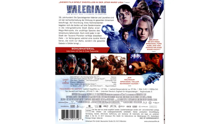 Valerian - Die Stadt der tausend Planeten