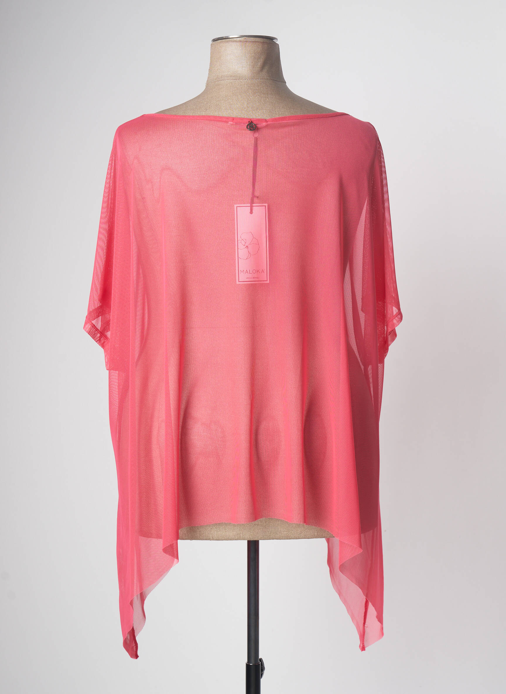 Maloka Tuniquemanchecourte Femme couleur rose