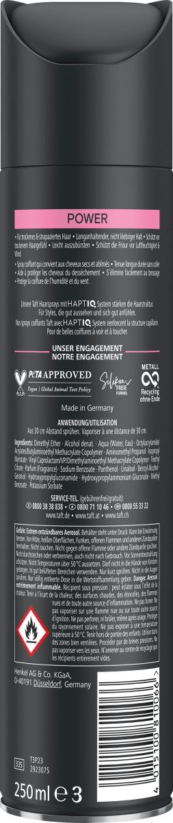 Haarspray POWER Halt 5, 250 ml