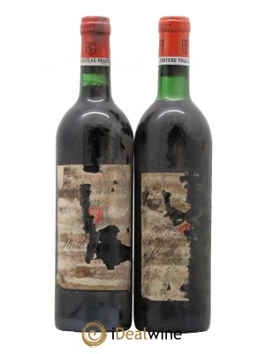 Château Poujeaux  1975 - Lot de 2 Bouteilles