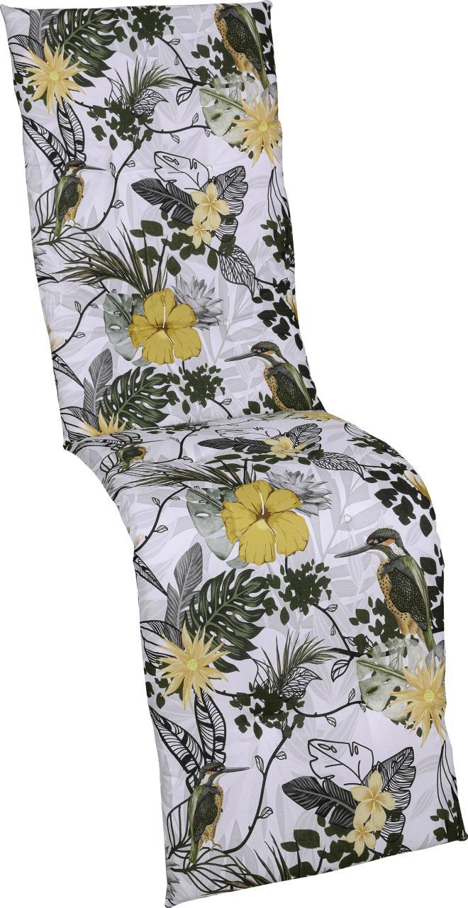 GO-DE Gartenliege GO-DE Relax-Auflage 168 cm x 48 cm x 5 cm, grün