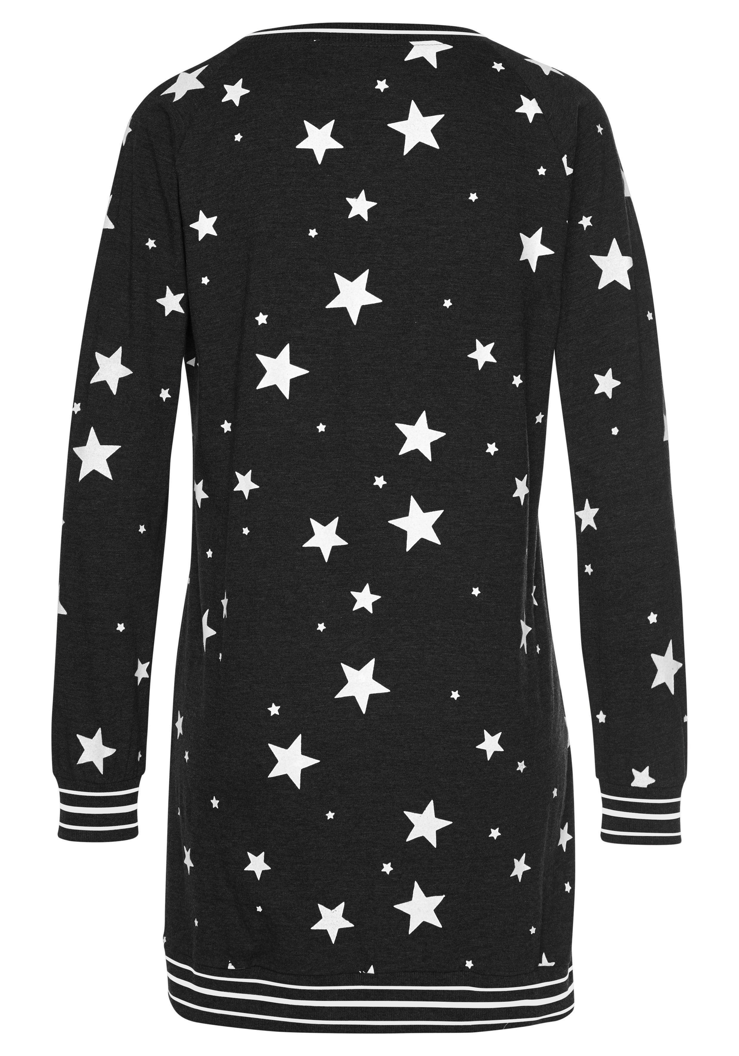 Vivance Dreams Sleepshirt mit angesagtem Sternedruck