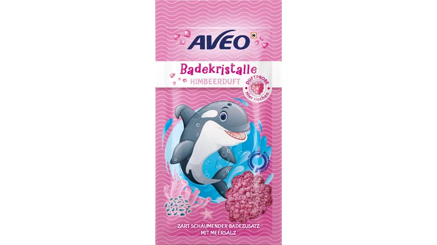 Aveo Kids Badekristalle Himbeerduft 60 g