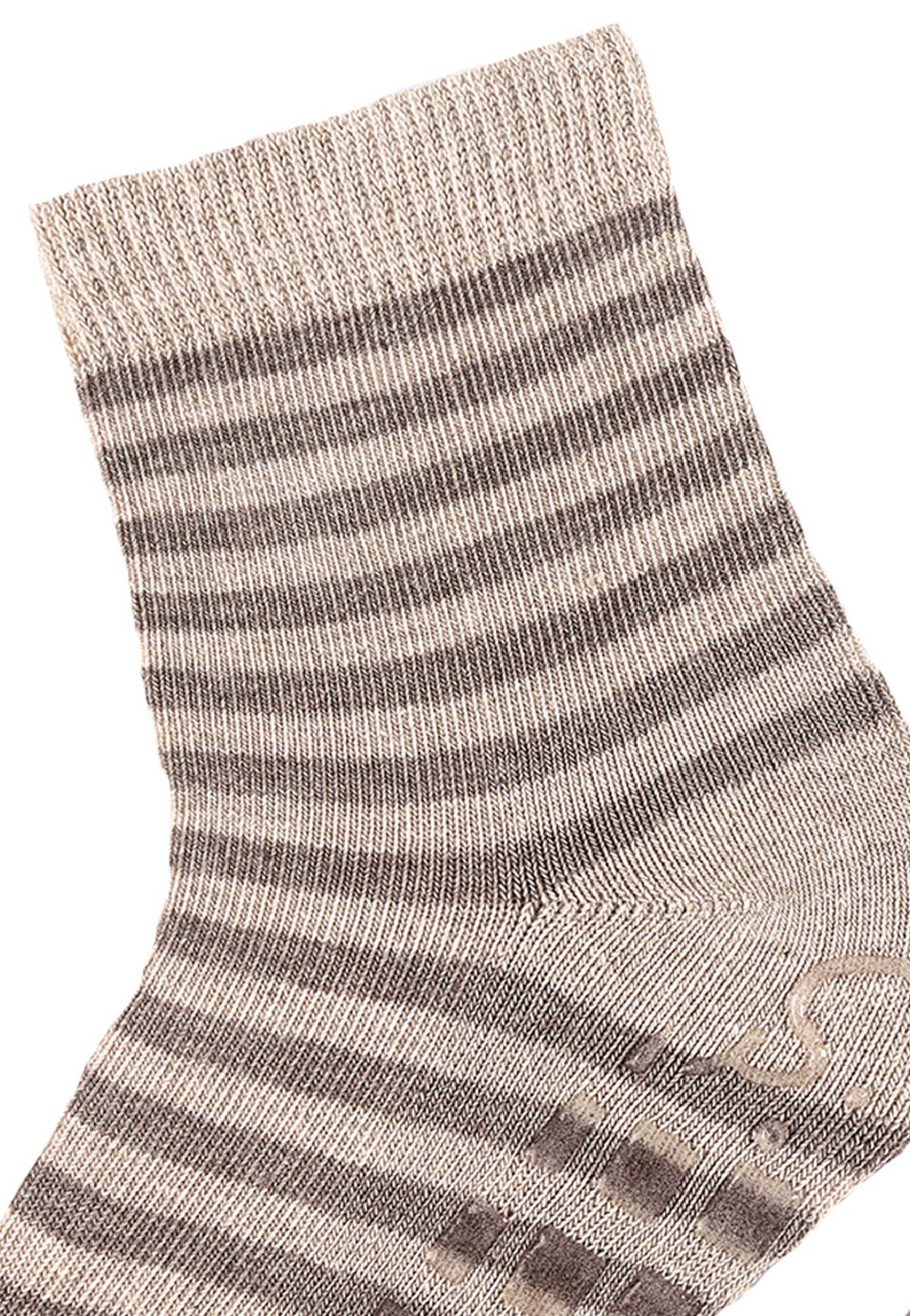 Sterntaler® ABS-Socken ABS-Söckchen Autumn + Ringel, 2er-Pack
