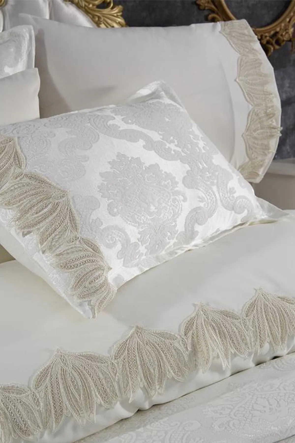 Çeyiz Diyarı  Pride Bridal Set 7-teilig Creme