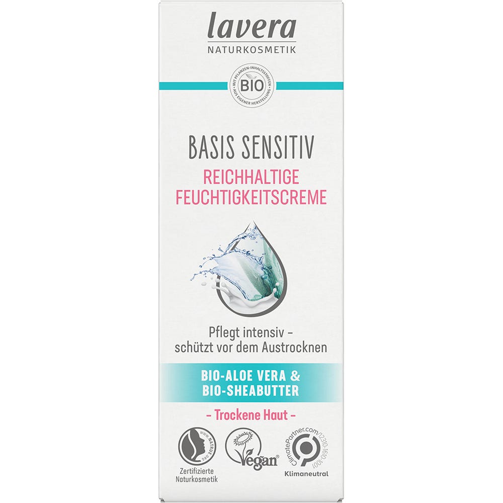 Lavera Basis Sensitiv Reichhaltige Feuchtigkeitscreme 50 ml