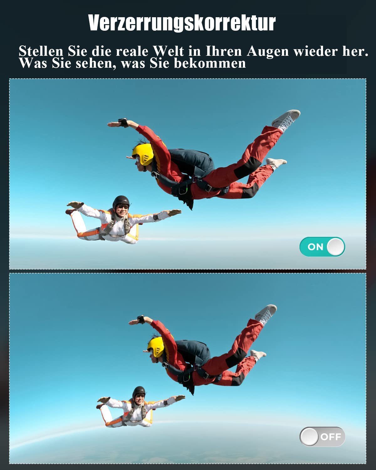 COOAU Action Cam 4K 20MP WiFi 40M Unterwasserkamera Wasserdicht Action Cam (4K Ultra HD, WLAN (Wi-Fi), 170° Weitwinkel EIS Stabilisierung Action cam 2.4G WIFI Fernbedienung, Externem Mikrofon, Time Lapse, Loop-Video, Zeitlupe, Zeitraffer)