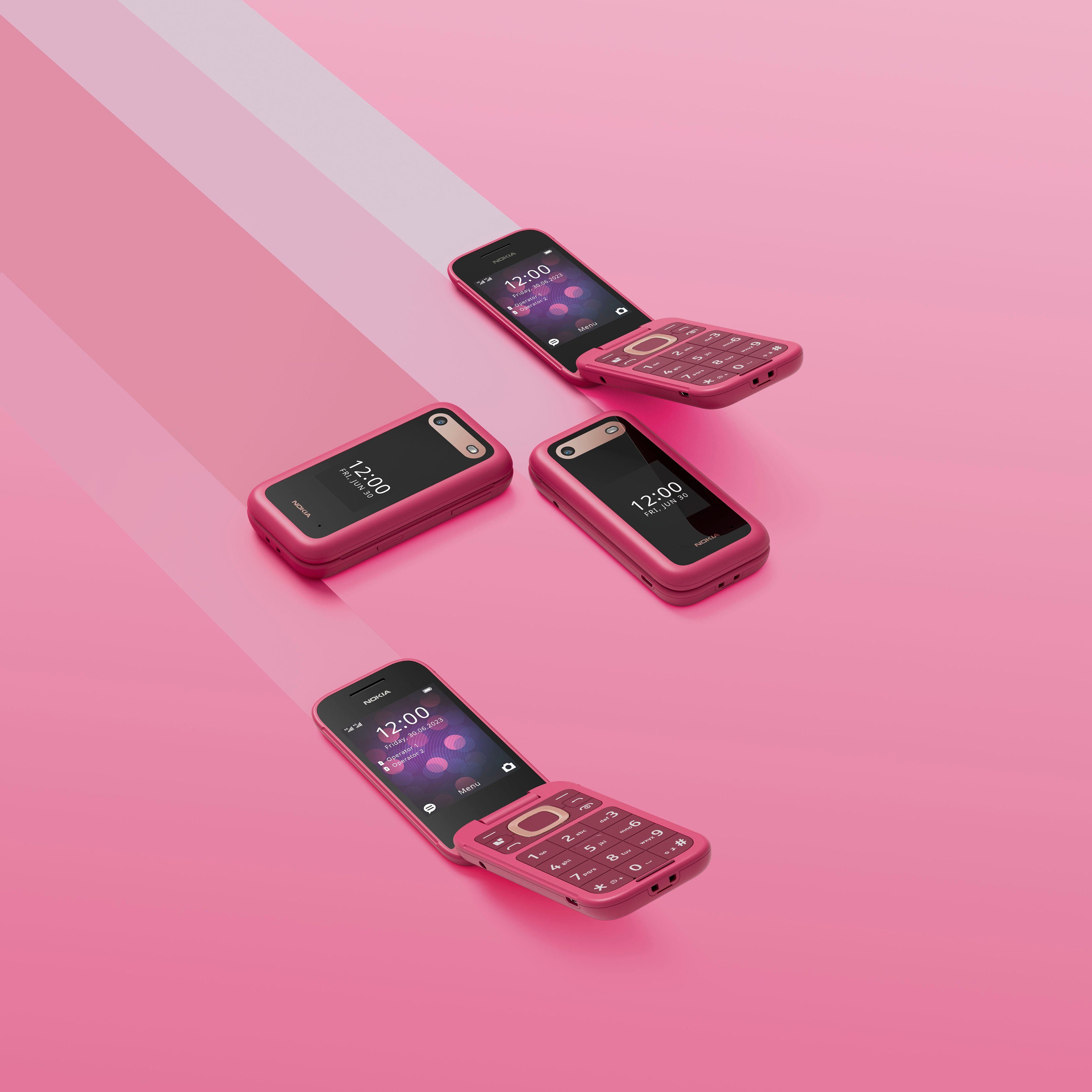 Nokia 2660 Flip Klapphandy (7,11 cm/2,8 Zoll, 0,13 GB Speicherplatz, 0,3 MP Kamera)