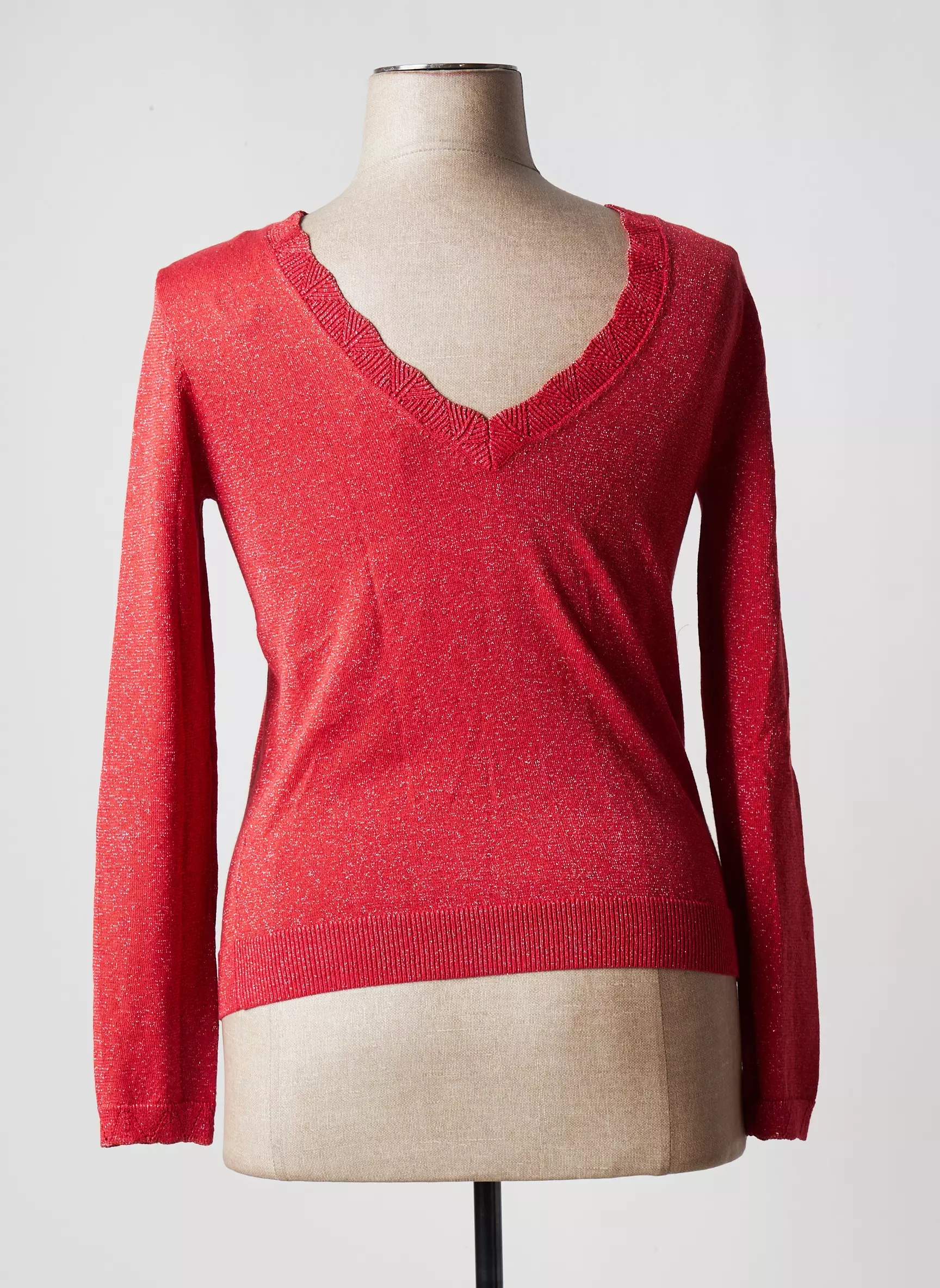 Grace Mila Pulls Femme couleur rouge