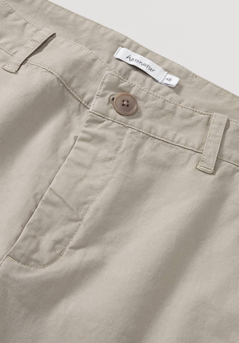 Chino Shorts aus Bio-Baumwolle mit Hanf