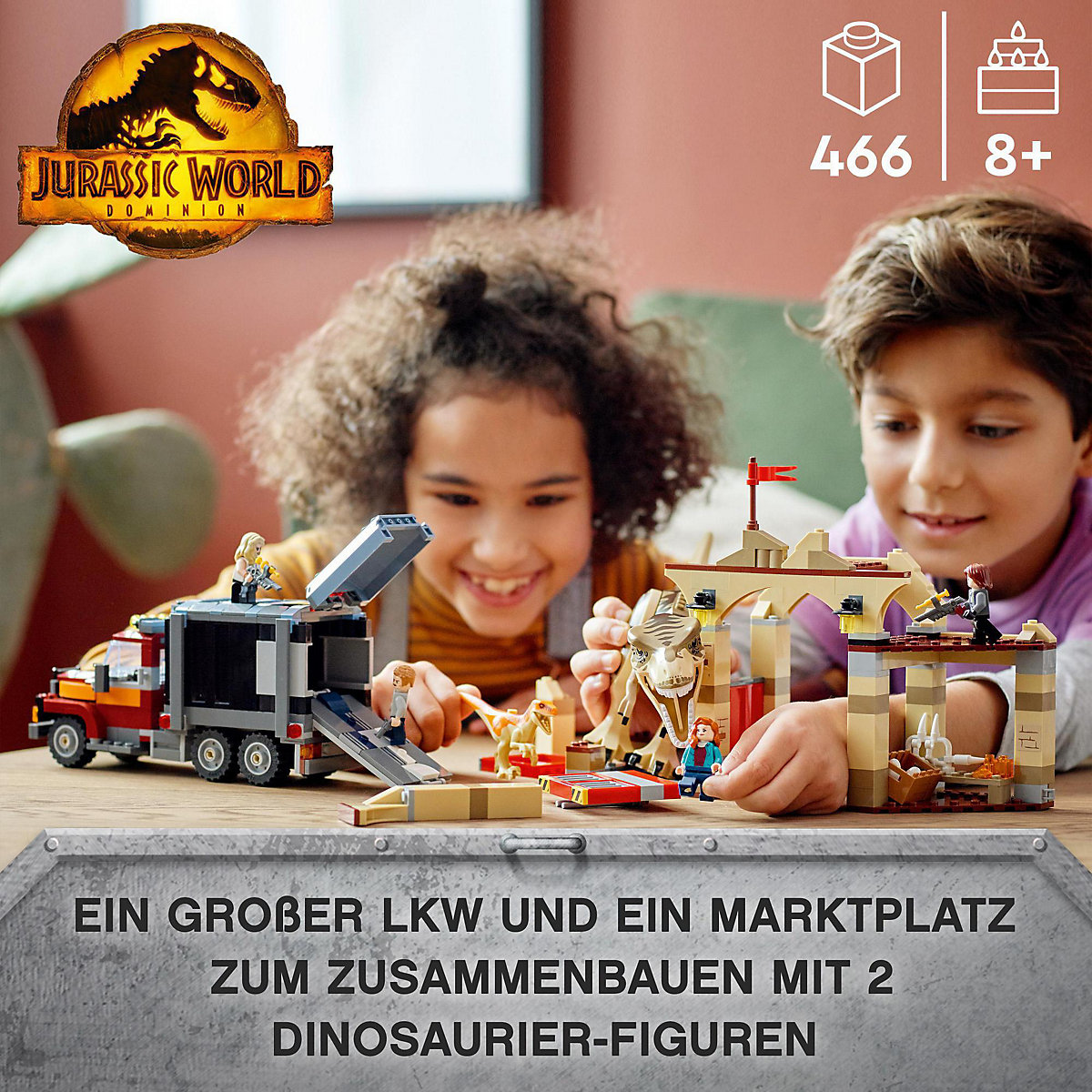 LEGO® Jurassic World 76948 T. Rex & Atrociraptor: Dinosaurier-Ausbruch