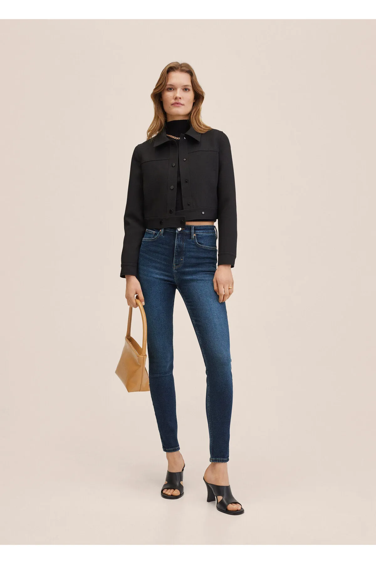 MANGO Woman  Jeans - Dunkelblau - Skinny