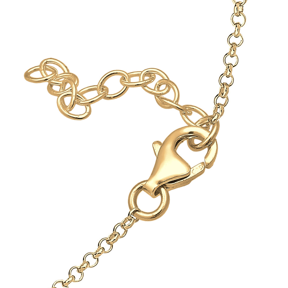 Elli Elli Bracelet Femme Pendentif Croix Femme Élégant avec Cristaux en Argent Sterlin Bracelet