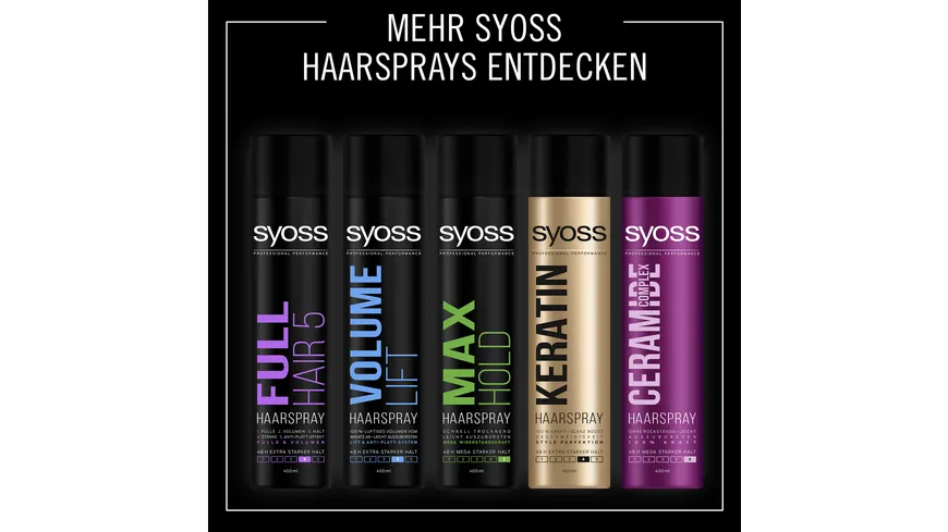syoss Haarspray Long Hold Haltegrad 3 400 ml